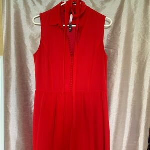 Red dress